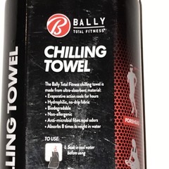 Bally Total Fitness Chilling Towel Pink
