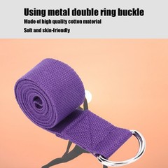 Fitness Stretching Strap NonElastic Stretch Yoga Strap Cotton Fitness Bands with