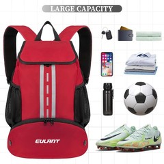 EULANT Soccer Backpack with Shoes Compartment, Waterproof Drawstring Bag for …