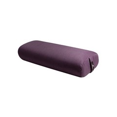Hugger Mugger Standard Yoga Bolster – Firm, Supportive, Handmade, Durable Plum