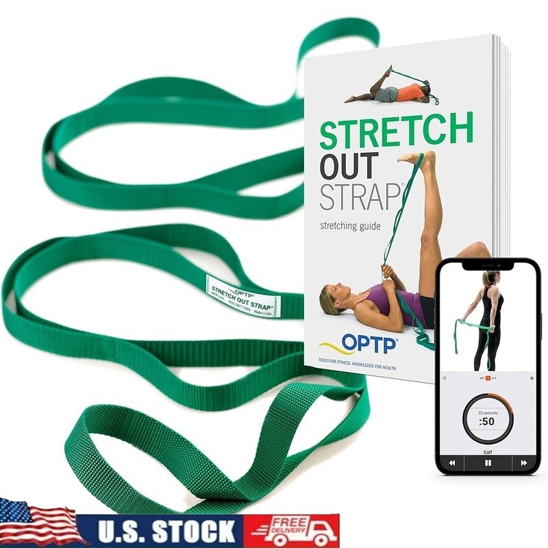 Versatile Stretching Strap Physical Therapy Yoga Pilates Mobility Exercises New