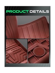 YHTAUTO for Tesla Model 3 2023 2022 2021 Floor Mats, All Weather TPE Car Mats…
