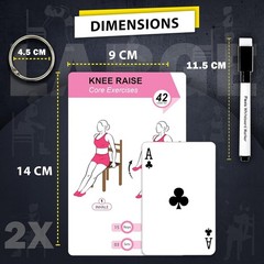 Easy-to-Follow Waterproof Seated Exercise Cards – Ideal for Beginners & Seniors