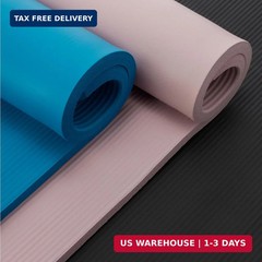 Amazon Basics Extra Thick Exercise Yoga Mat with Carrying Strap