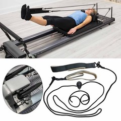 Pilates Reformer Pull Ropes Double Loop Straps for Balance Home Studio Use