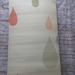 Kess Inhouse Pilates Exercise Yoga Mat Very Sarie Rainy Days 24”x72” New MSRP 99