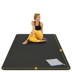 Large Yoga Mat 6’x4’x8mm | Extra Thick, Durable, Eco-Friendly, Non-Slip