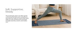 Y O Gayo Handmade Organic Yoga Mat made with 100% Organic Cotton Yoga Mat –
