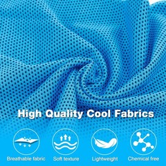 MENOLY 20 Pack Cooling Towels, 40″x12″ Cooling Towels for Neck and Face with …