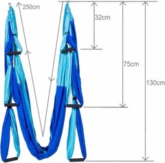 Aerial Yoga Swing Set, Ultra Strong Hammock Trapeze Extension, Antigravity Ceili