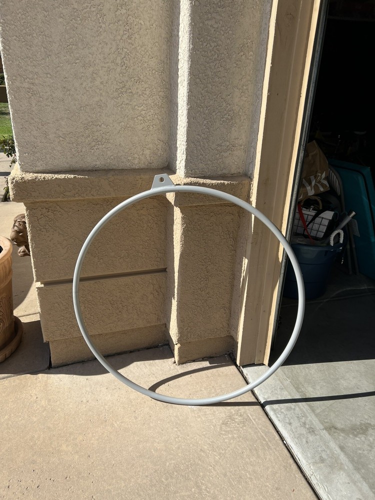 Grey Aerial Single Loop Lyra/Hoop With Spanset Included