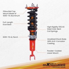 Coilovers for Nissan 350Z RWD 2003-2008 Z33, for Nissan 350Z Z33 2003-2008