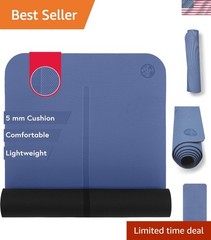Begin Yoga Mat 68″ – 5mm Cushioning | Comfortable, Lightweight & Reversible w…