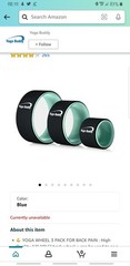 Yoga Buddy Yoga Wheel Set of 3, Back Stretching, Back Stretching