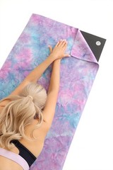 Eunzel 2 Pack Hot Yoga Towel Non Slip Yoga Mat Towel Non-Slip Sweat Absorbent