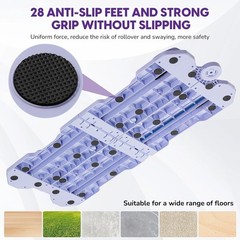 New — 5-in-1 Foldable Pilates Board with Resistance Bands for Home Gym Workouts