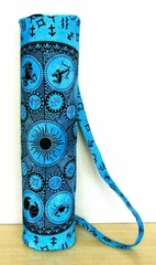 Indian Mandala Yoga Mat Gym Bag With Shoulder Strap Large Carrier Bag Cotton