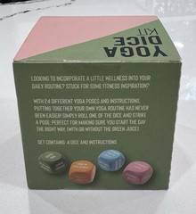 New Sealed! Yoga Dice Kit & Workout Dice (4 Dice) Activities/Durations