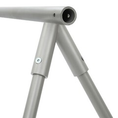 Adjustable Silvery Steel Stand Portable Aerial Rig Frame Yoga Swing Bar Fitness