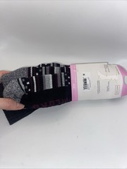 2 Pair Muk Luks Wide Calf Nylon Knee-High Compression Socks 6-10