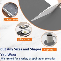 2 Pack Large Silicone Mats for Kitchen Counter, 36”x24”(90cmx60cm) Heat Res…