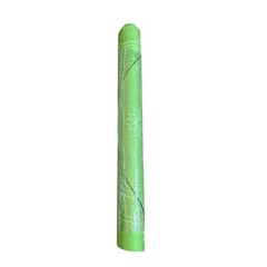 NEW RARE Infinity Yoga Mat Oblong Soft Teacher Training Green Lotus Pattern