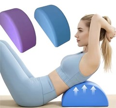 Curved Yoga Support Light Weight Portable Stretching Half Moon Balance Block