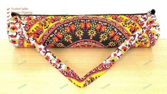 Mandala Fancy Yoga Mat Carrier Bag With Shoulder Strap Zipper Yoga Bags