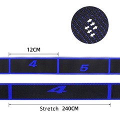 Stretching Strap, 8 Yoga Straps for Stretching, Elastic Stretch Strap Band