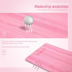 Tikaton Hot Yoga Mat HighDensity Lasting Rebound POE YogaMat Exercise FitnessMat