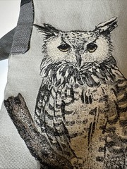 Handmade Embroidered Owl Yoga Mat Carrying Bag
