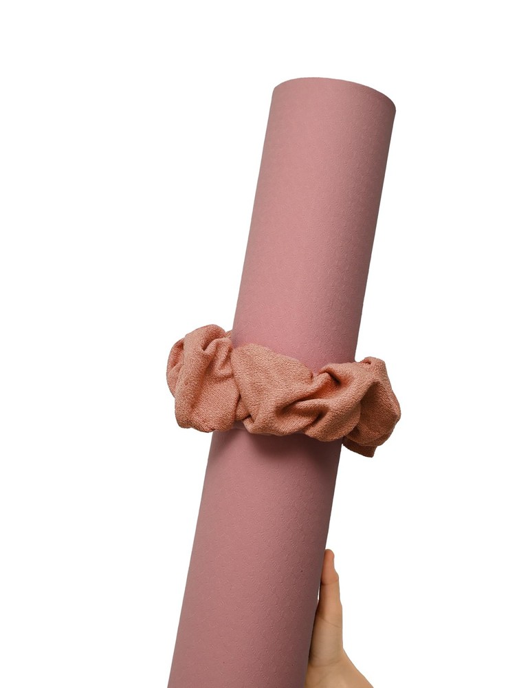 Yoga Mat Scrunchie – Holds Your in Style Durable & average, Pink