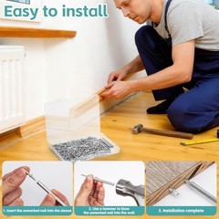 300 Count Double Headed Skirting Nails – Dual Direction Nails for Wooden