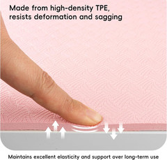 Extra Wide Yoga Mat 72″X 32″ – Non Slip TPE Exercise Mat for Home Workout, 6Mm H
