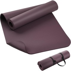 KEEP Extra Thick NBR Yoga Mat for Women & Men, 10mm Thick, 72”x24” L
