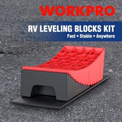 WORKPRO RV Leveling Blocks Kit, 9-Piece Camper Trailer Levelers | Heavy Duty …