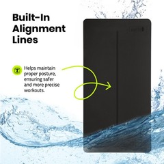Extra Wide Yoga Mat for Men Women (72″L x 36″W x 1/4″ Thick) Non Slip Fitness…