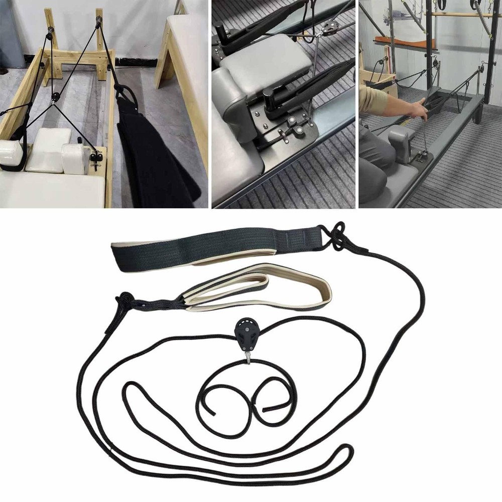 Pilates Reformer Pull Ropes Double Loop Straps Pilates Core Bed Accessories