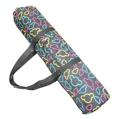 Yoga Mat Bag with Smooth Zippers Wide Strap Functional Yoga Mat Storage Pockets