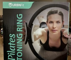 URBNFit Pilates Toning Ring – 12″ Magic Circle w/Dual Grip, Foam Pads Pink 🔥