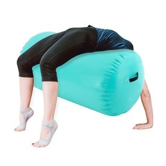 Gymnastics Air Roller for Balance Training PVC Foldable Exercise Equipment Green