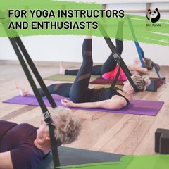 Yoga Straps Adjustable Yoga Stretching Exercise Belts for Pilates Gym Workouts