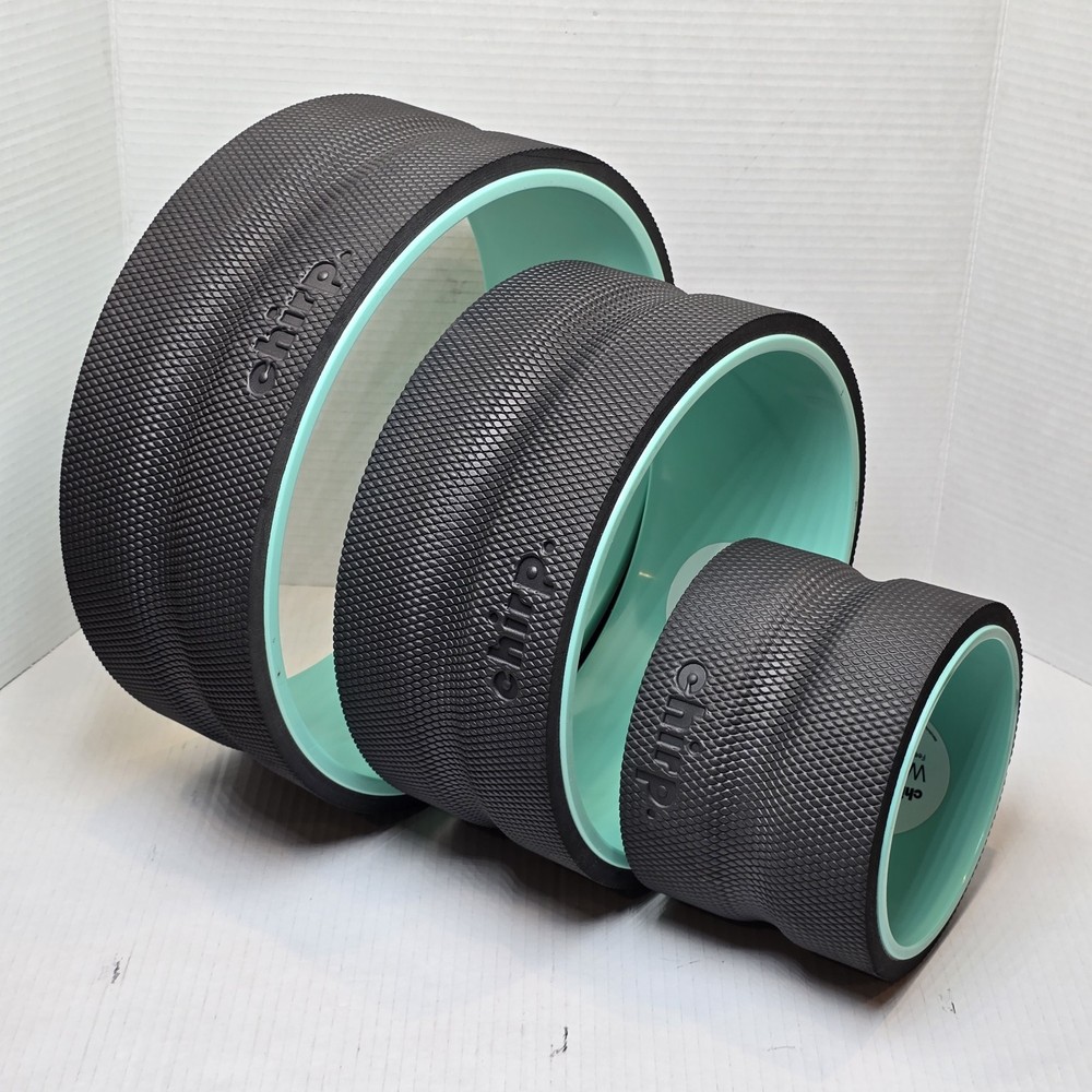 Chirp Wheel Plus + 3 Pack Back Roller Relief Spinal Mobility Stretch 12” 10” 6”