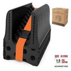 RV Sewer Hose Support 20FT, Heavy-Duty Camper Sewer, Adjustable RV 20 ft Black