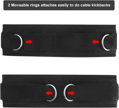 5.5mm Thick Neoprene Gym Waist Belt for Speed & Agility Training – Adjustable