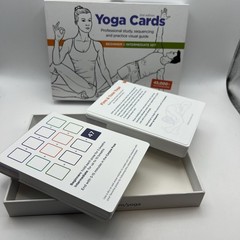 WorkoutLabs Yoga Cards Beginner & Intermediate Study Practice Visual Guide
