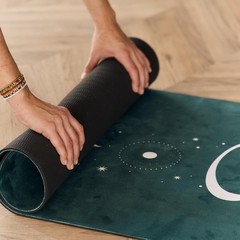 Yoga Mat With Strap 5mm Non Slip Suede & TPE – Eco-Friendly Fitness & Exercise