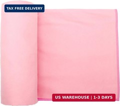Eunzel 2 Pack Hot Yoga Towel Non Slip Yoga Mat Towel Non-Slip Sweat Absorbent Mi