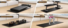 Walking Pad Treadmill Mat for Hardwood & Carpet Floors, 79″ × 39.4″, Extra Large