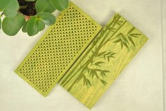 Nail Board for Begginer 10 mm | 0.4″ Olive Color| Engraving Bamboo | Yoga Gift